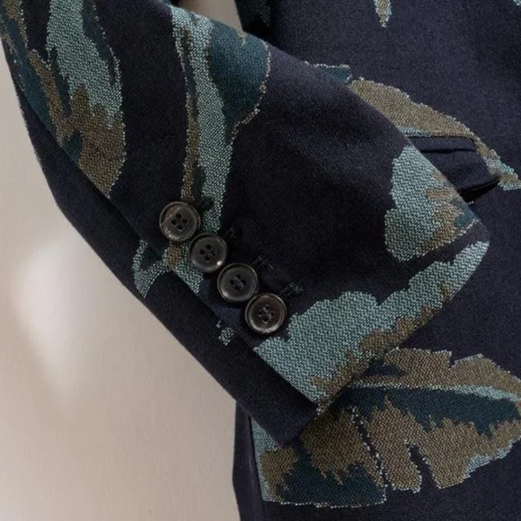 Billy Reid Tropical Oasis Jacquard Coat - NWT - small - Picture 3 of 8